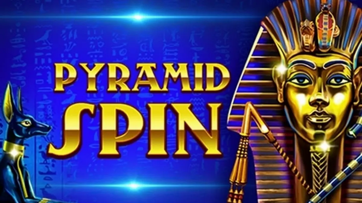 Tampilan layar permainan slot Pyramid Spin dengan desain piramida yang ikonik