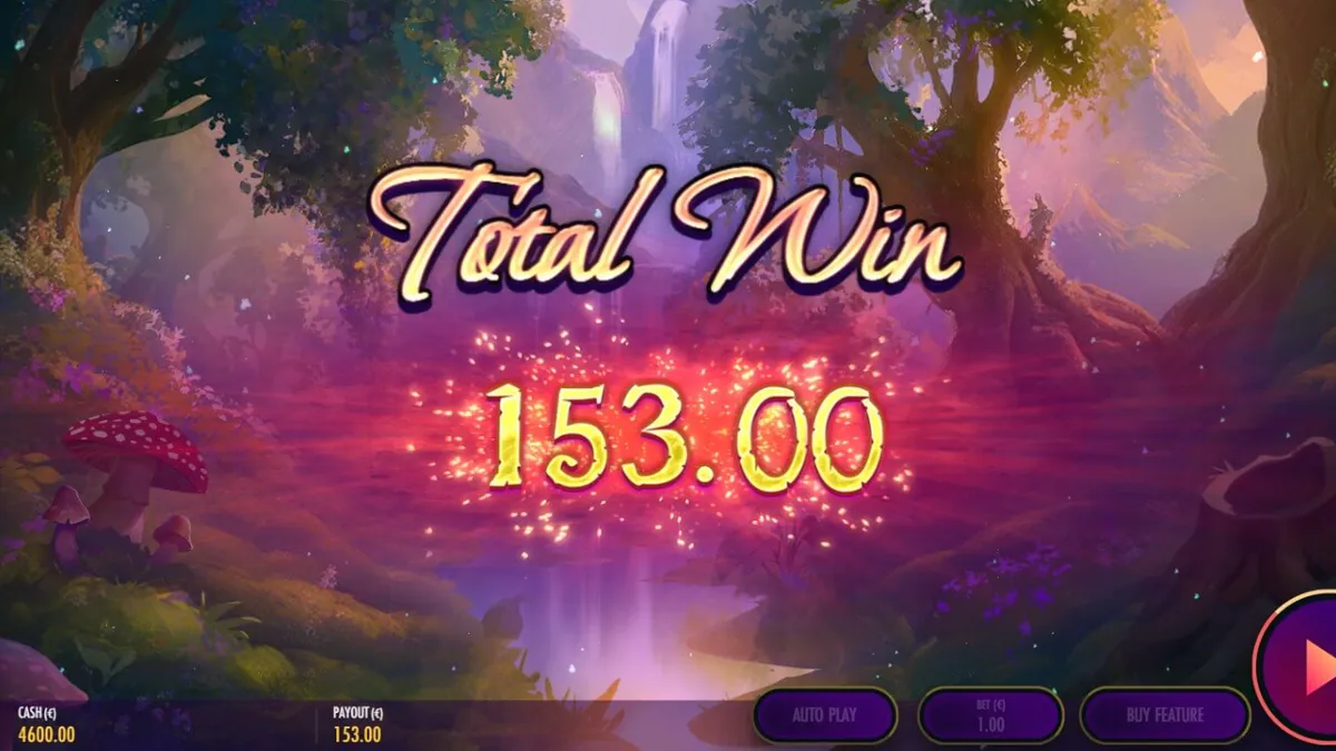 Pemandangan hutan mistis dan simbol-simbol mitologi dalam slot Pan’s Arcadia