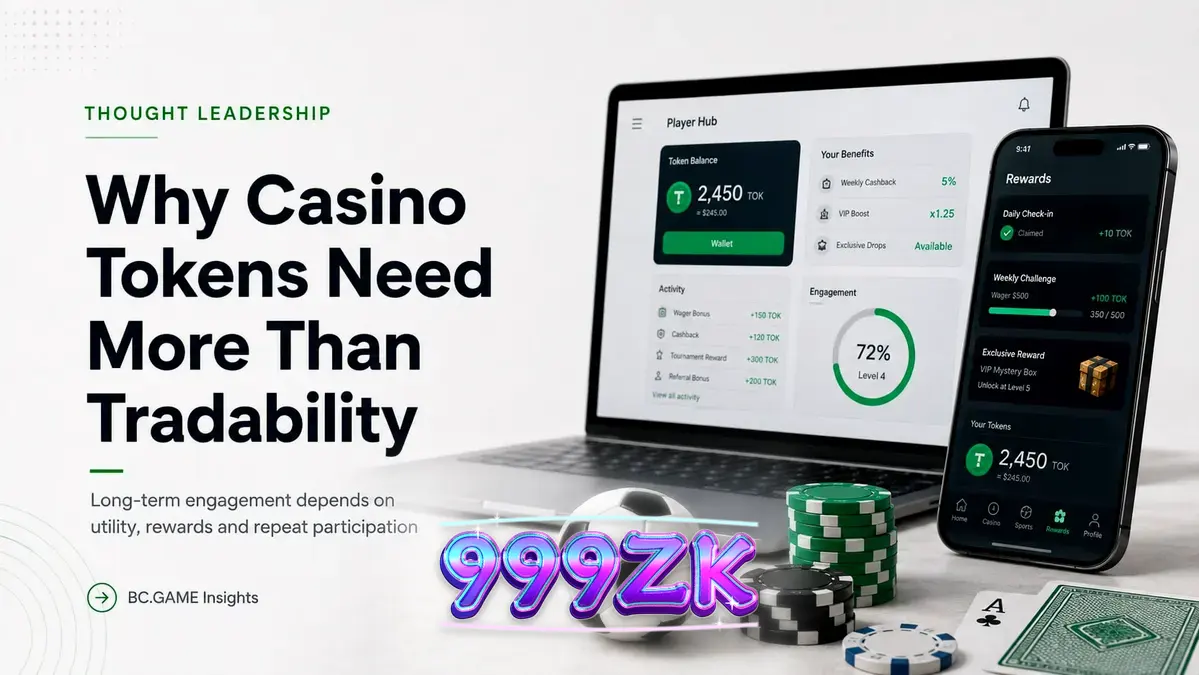 Seorang pemain sedang meninjau antarmuka kasino digital dengan fokus pada mekanisme token dan fitur permainan.